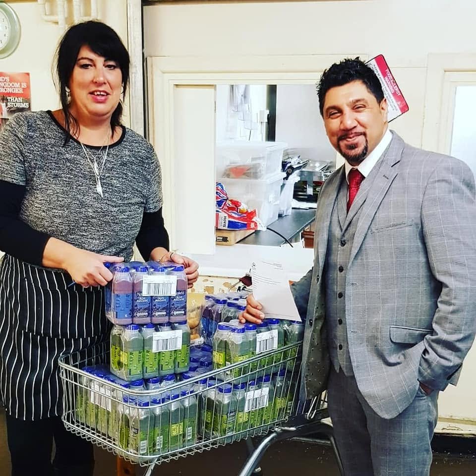 Donations from local businesses for The Good Shepherd