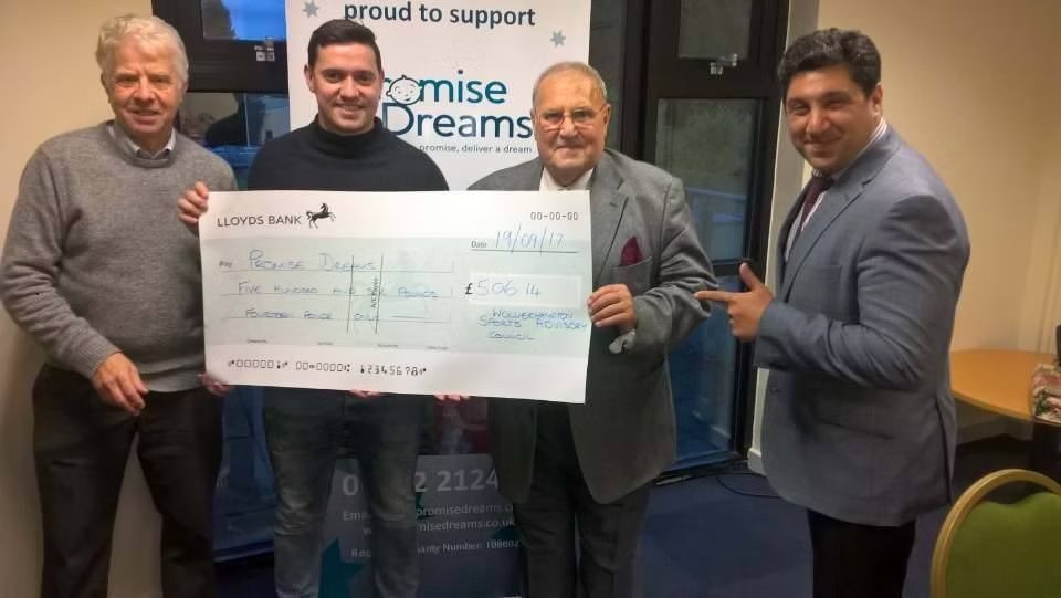 Raising funds for the children’s charity Promise Dreams