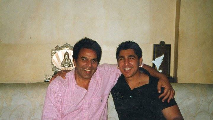 With Dharmendra